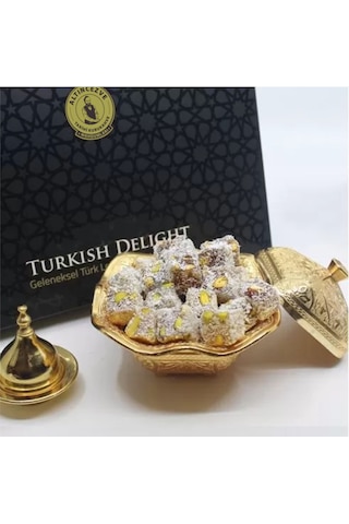 Altıncezve Çifte Kavrulmuş Antep Fıstıklı Hindistan Cevizli Lokum 400 G