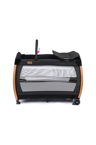 Comfymax Power Park Yatak Oyun Parkı 70x110 - Cosmos Black Sarı