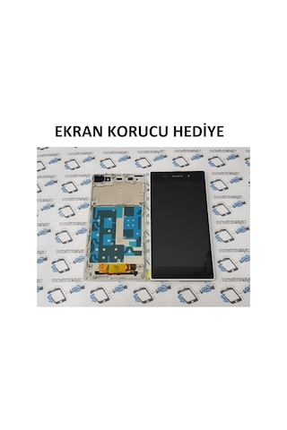 Sony Xperia Z1 Lcd Ekran Dokunmatik Beyaz (Çıtalı).