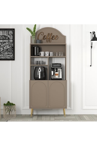 Lyon Kahve Köşesi 80cm - Atlas / Altın