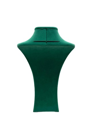 Süet Kumaş Yeşil Renk Boy 27/12 Cm Kolye Takı Sergileme Mankeni Yeşil