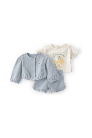 Carter's Kız Bebek Alt Üst Set 1u529710 Mavi