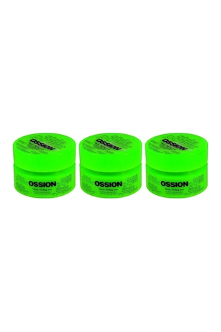 Ossion Saç Şekillendirici Mat Wax 100 Ml 3 Adet