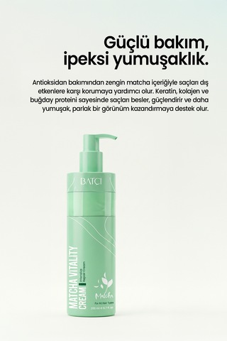 Maça Çaylı Saç Kremi Yıpranmış Saçlar İçin Onarıcı Krem