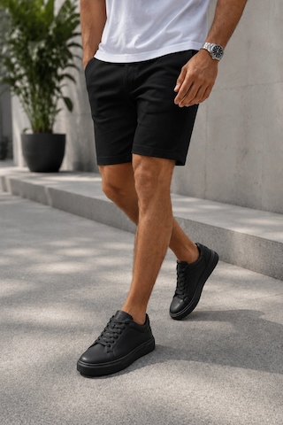 Ht Hotin Laviathan Erkek Günlük Bağcıklı Spor Ayakkabı Sneaker Rahat Ve Şık Tasarım - Siyah