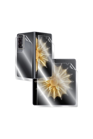Huawei Honor Magic V2 Uyumlu 2 Ön 1 Arka Body Şeffaf Ultra Koruyucu Nano Jelatin