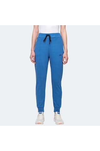 Slazenger VETERAN RBN Kadın Cepli Indigo Eşofman Altı