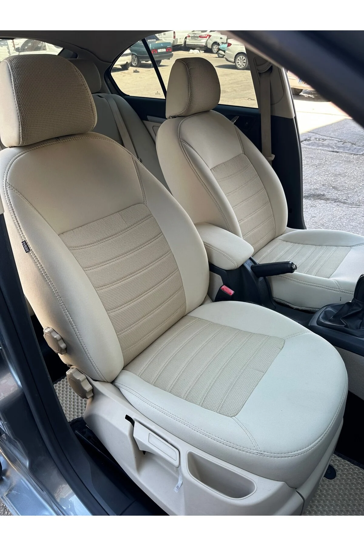Skoda Octavia Araca Özel Koltuk Kılıfı Bej