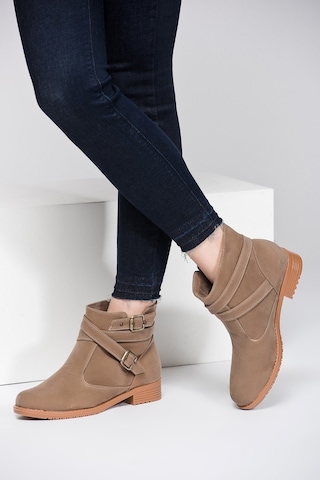 Fox Shoes Vizon Kadın Bot A726191002 Vizon