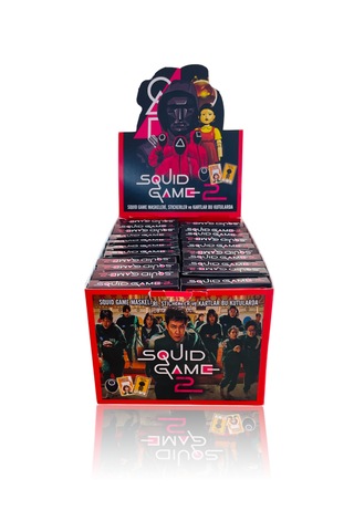 Squid Game 2 Karakter Kartları Stickerlı 24 Kutu 144 Kart