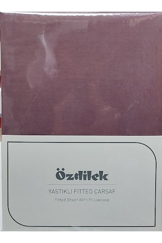 Özdilek Colourist Fitted Lastikli Tek Kişilik Battal Çarşaf Seti 120x200 -mürdüm Mürdüm
