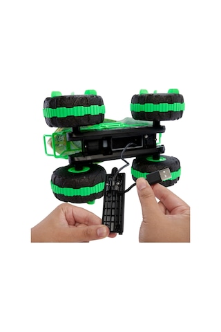 Jmm76 Hot Wheels Monster Trucks 1:15 Mutant Kaosu Arazi Aracı Great Bite Rc Çok Renkli