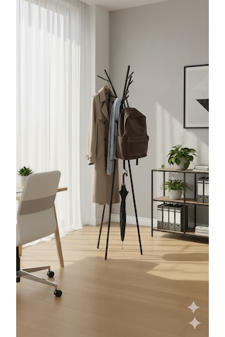 Tripod Portmanto Siyah