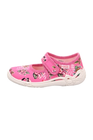 Superfit Belinda Kız Çocuk Ev Kreş Ayakkabısı Flamingo - Pembe 800288-5570 Pembe
