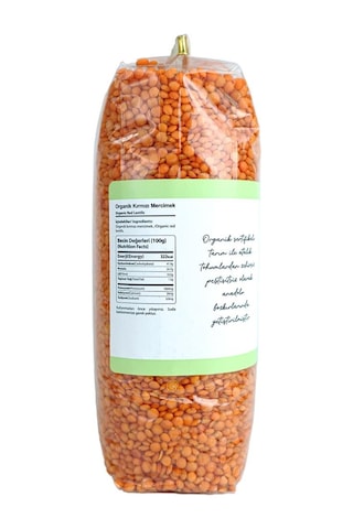 OG natural Organik Kırmızı Mercimek 900 Gr 900 G