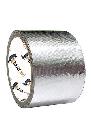 Yüksek Isıya Dayanıklı Alüminyum Bant Cam Elyaf Takviyeli Isı Kalkanı 10 Cm X 5 M