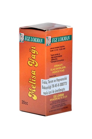 Ege Lokman Melisa Yağı 20 ML