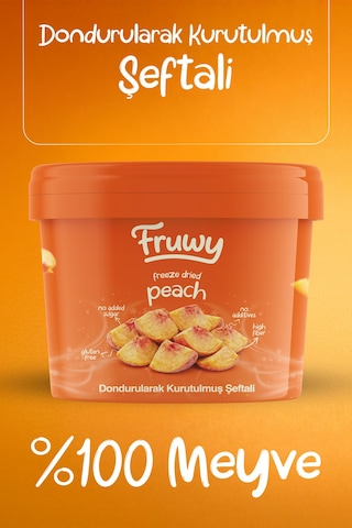 Freeze Dried Şeftali Kova Dondurularak Kurutulmuş Şeftali Diğer