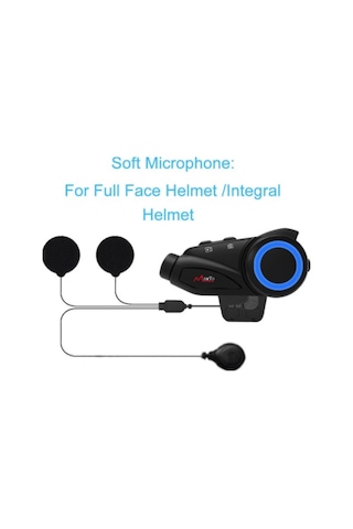 Maxto M3 Motosiklet Bluetooth Kask İnterkom Soft Mic