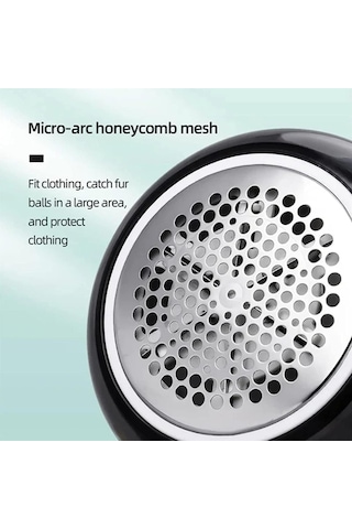 Elektrikli Tüy Alma Makinesi, Usb Şarjlı, Kazak Tıraş Makinesi Yeşil