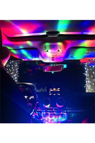 Oto Led Usb Disko Topu Müziğe Duyarlı