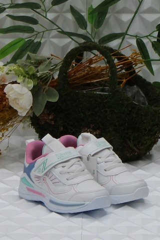 M.p 242 3324 Beyaz Rahat Hafif Kız Çocuk Ayakkabı 001