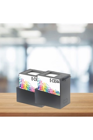 Epson C9344 2'li Paket Uyumlu Atık Kutusu / C9344 / L3550 / L3560 / L5590