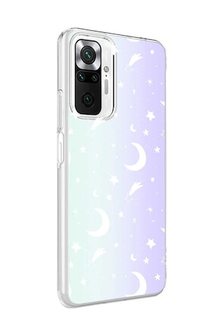 Xiaomi Redmi Note 10 Pro Kılıf Zore M-Blue Desenli Kılıf