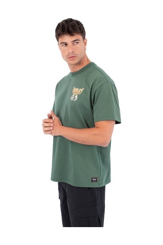Hurley Hurley Fire Erkek Tişört Jun Yeşil