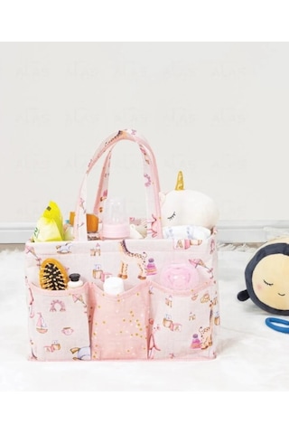 Baby Bebek Bakım Çantası Çok Gözlü Organizer Pembe
