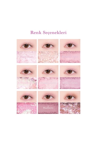 Dasique Mat Ve Işıltılı Renk Seçenekleri Sunan Far Paleti Shadow Palette 20 Blueberry Sorbet 20 Blueberry Sorbet