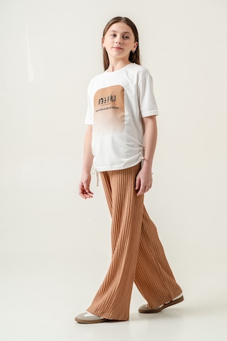 Kız Çocuk Mıu Taşlı İkili Dokuma Takım G-7276 Vizon