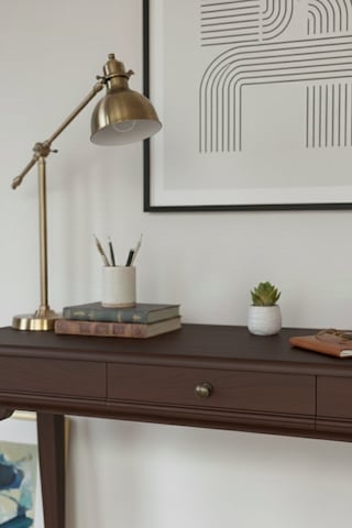Regnum Fransız Still Ahşap Çalışma Masası 70x110 Koyu Ceviz