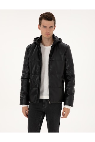 Pierre Cardin Erkek Siyah Deri Mont-kaban 50318153-001 Siyah