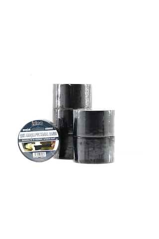 İbico İ13-098 Çok Amaçlı Pvc Kanal Bandı 48 Mm X 20 M - Siyah Su Geçirmez- 6'li Paket