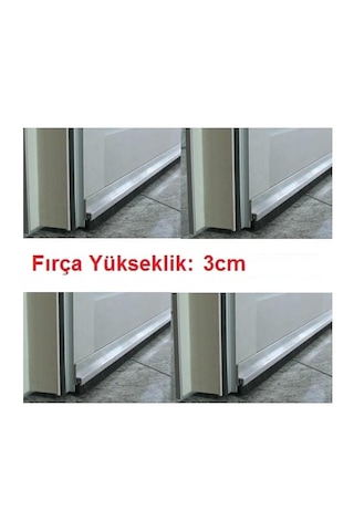 Kapı Alt Fırça Fitil - Alüminyum Kapı Alt Kıl Fırça