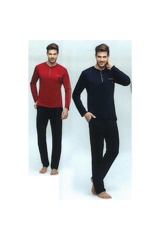 U.S. Polo Assn. Erkek Lacivert Pijama Takımı 17384 Lacivert