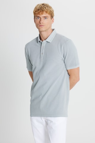 AC&Co / Altınyıldız Classics Erkek Grı %100 Pamuk Slim Fit Dar Kesim Polo Yaka Tişört Gri