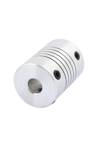 Leasetake 6mm İla 8mm Şaft Bağlantısı 25mm Uzunluk 18mm Çap Adım Motor Bağlantısı Alüminyum Alaşımlı Bağlantı Konnektörü 3d Yazıcı Cnc Makinesi Dıy Kodlayıcı