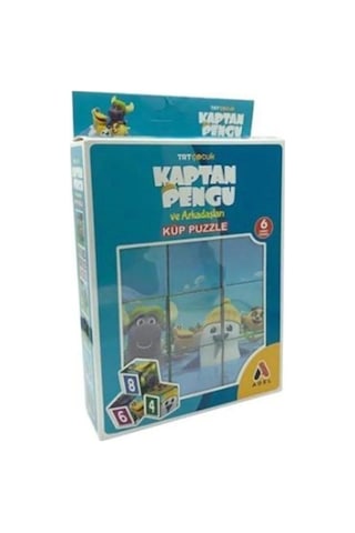 Trt Çocuk Kaptan Pengu Ve Arkadaşları Küp Puzzle