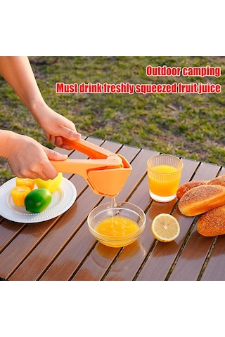 Max Juice Extraction Limon Limon Sıkacağı Kullanımı Kolay Düz Limon Sıkacağı Kaldıraçlı Sıkacak Dahili Süzgeçli Mavi