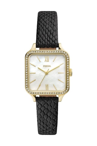 Fossil Fbq3918 Quartz Deri Siyah 28 Mm Kadın Kol Saati