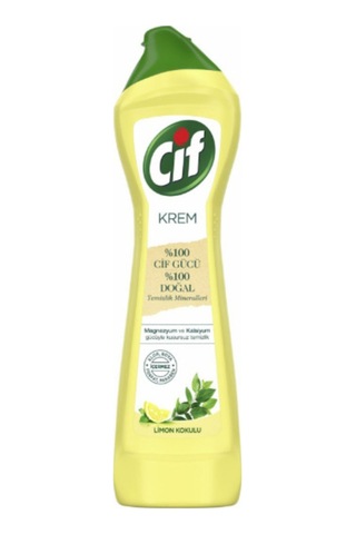 Cif Limon Kokulu 500Ml 6 Adet Krem Temizleyici