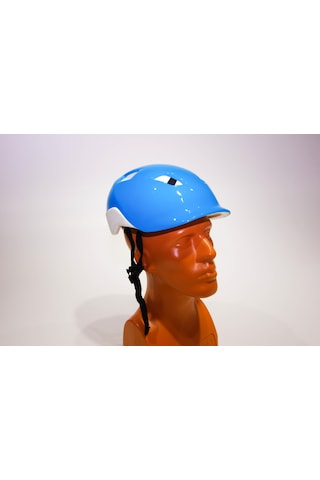 Çocuk Bisiklet, Paten,Kaykay Kaskı Btwin Mavi S-48/52CM