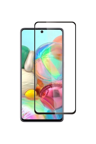 Samsung Uyumlu Galaxy A11 M11 Tam Kaplayan 5D Ekran Koruyucu Cam