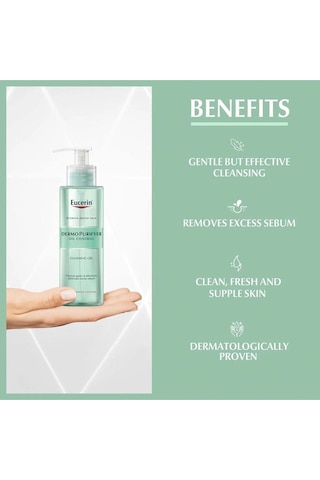 Eucerin Dermopurifyer Yağ Kontrolü Yüz Temizleme Jeli 200ml