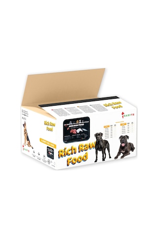 Barftr Rıch Raw Food 8 KG Yetişkin Köpek Maması 8 x 1 KG