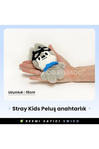 Agoodshop Stray Kids Temalı Skzoo Peluş Anahtarlık - Wolf Chan