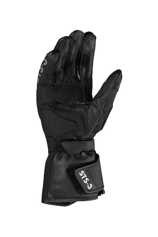 Spidi Sts-3 Korumalı Uzun Motosiklet Eldiveni Siyah