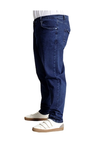 Mode Xl Büyük Beden Erkek Kot Pantolon Paris Star 23908 Mavi 001